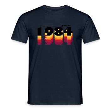 Das Beste aus 1984, 41. Geburtstagsparty, zeitlos - Männer T-Shirt - Navy - Vorne - AI Model Male 178 light (178cm)