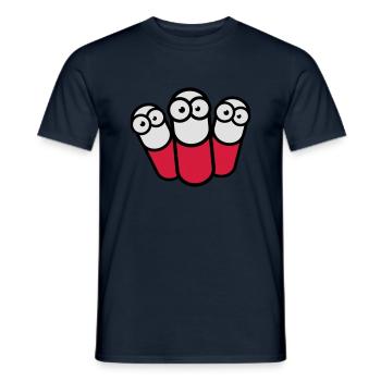 Drug Pills Team - Männer T-Shirt - Navy - Vorne - AI Model Male 178 light (178cm)
