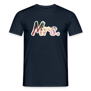 Mrs - Männer T-Shirt - Navy - Vorne - AI Model Male 178 light (178cm)