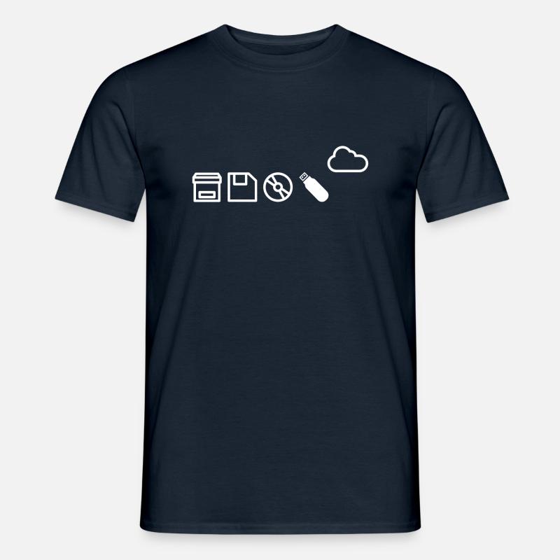 it evolution - Männer T-Shirt - Navy