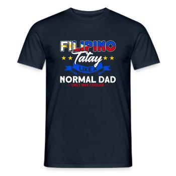 Philippinen Philippinisch Philippinische Flagge - Männer T-Shirt - Navy - Vorne - AI Model Male 178 light (178cm)