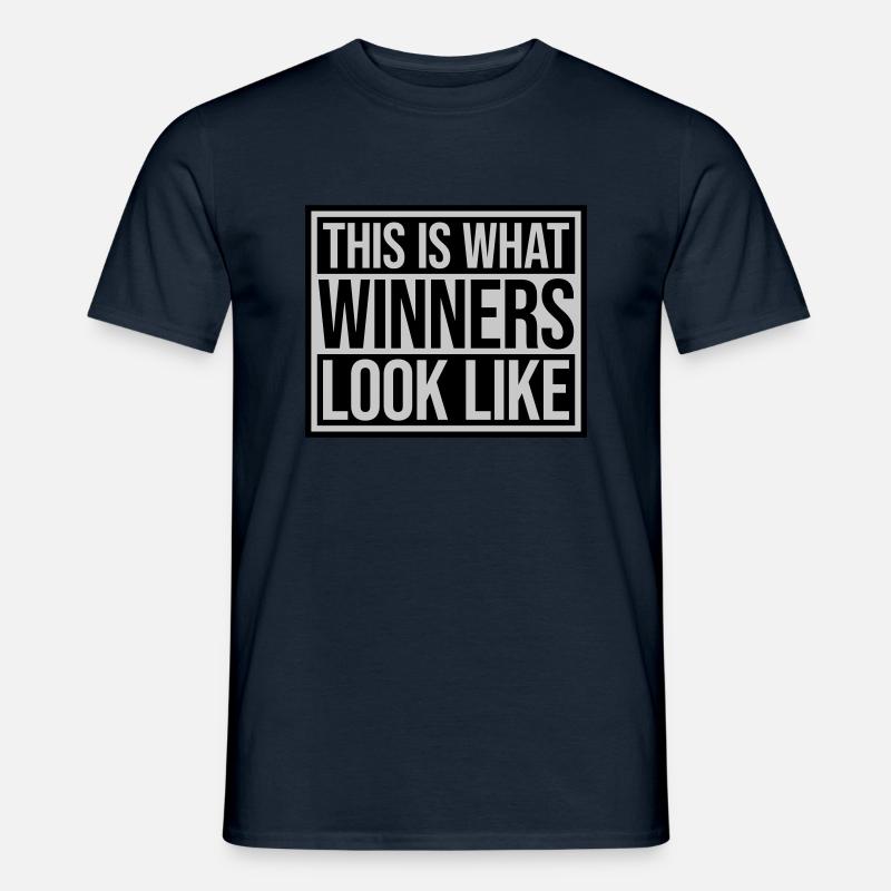What Winners Look Like - Männer T-Shirt - Navy