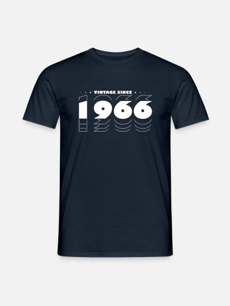 Vintage feirer 1966 - 59 år med tidløshet - T-shirt herr - marinblå
