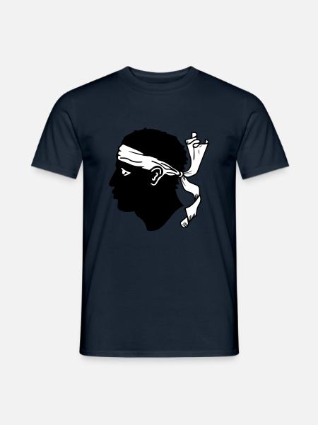 drapeau_corse2 - Men's T-Shirt - navy