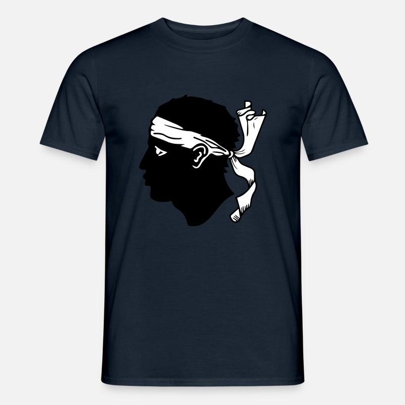drapeau_corse2 - Männer T-Shirt - Navy