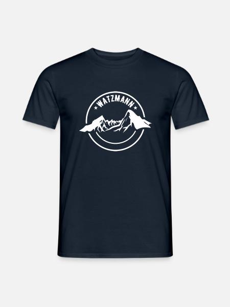 Watzmann ByTheManzanitas - Männer T-Shirt - Navy