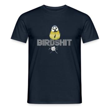 Birdshit génial - T-shirt homme - marine - Devant - AI Model Male 178 light (178cm)