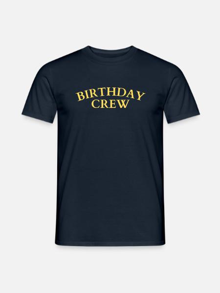 Birthday Crew - Men's T-Shirt - navy