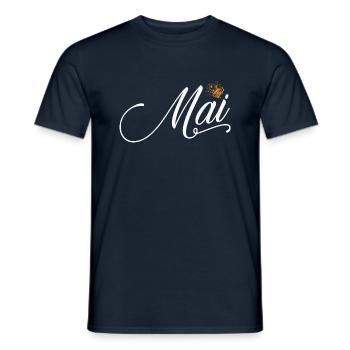 Mai Nom personnalisé pour les femmes Enfants Tout-petits - Mai - T-shirt homme - marine - Devant - AI Model Male 178 light (178cm)