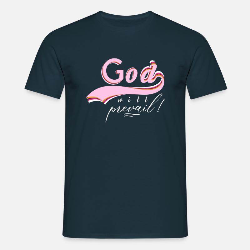 Gott wird siegen - Männer T-Shirt - Navy