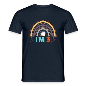 King Penguin Emperor Penguin Penguin Gift - Men's T-Shirt - navy - Front - AI Model Male 178 light (178cm)