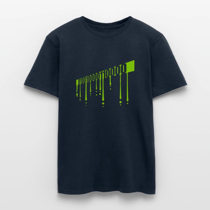 Langage de programme de code binaire T-shirt homme