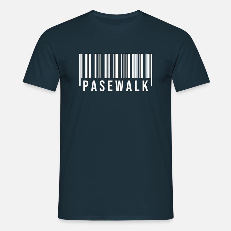 Pasewalk Streichcode - Männer T-Shirt - Navy