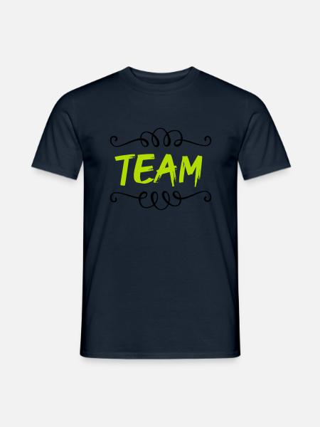 team - Männer T-Shirt - Navy