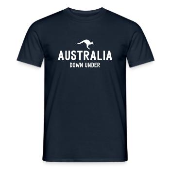 Australie - Australie - Australie - Kangourou - T-shirt homme - marine - Devant - AI Model Male 178 light (178cm)