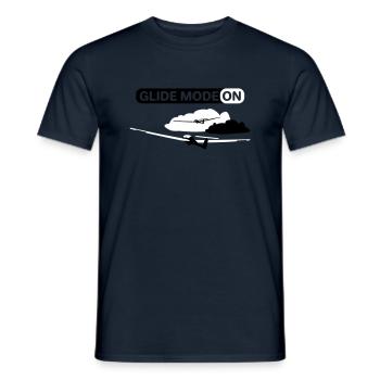 Glider Gliding Glider Glider Pilot Pilot - Men's T-Shirt - navy - Front - AI Model Male 178 light (178cm)