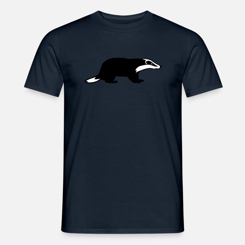 Dachs - Männer T-Shirt - Navy