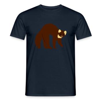 marder - Männer T-Shirt - Navy - Vorne - AI Model Male 178 light (178cm)