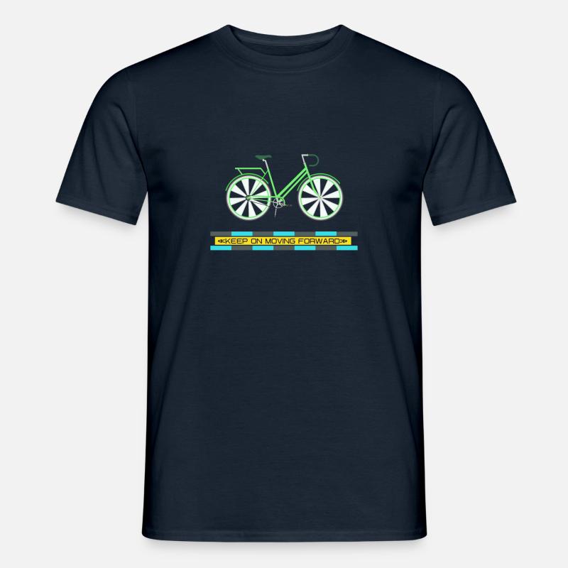 Fahrrad - Männer T-Shirt - Navy