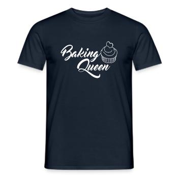 Baking Queen - Baking BakerIn Gift - Men's T-Shirt - navy - Front - AI Model Male 178 light (178cm)
