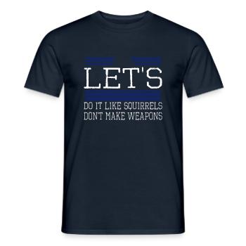peace for paris pride gift idea humor - Men's T-Shirt - navy - Front - AI Model Male 178 light (178cm)