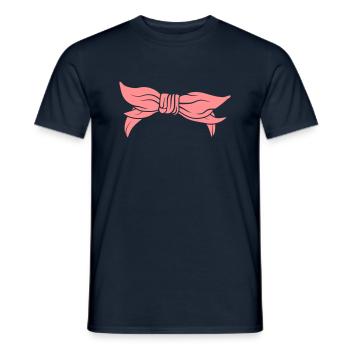 Couvre-chef féminin Foulard Bandana - T-shirt homme - marine - Devant - AI Model Male 178 light (178cm)