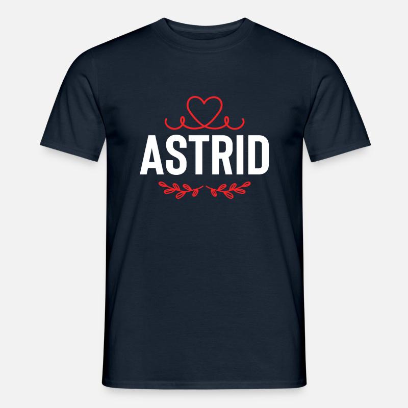 Astrid - Männer T-Shirt - Navy