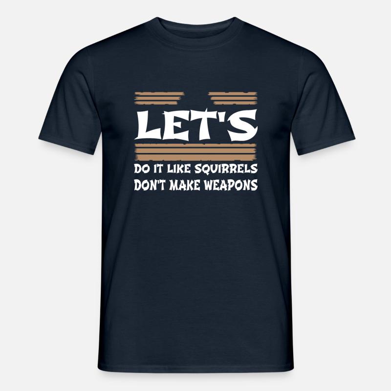 peace present idea birthday present - Männer T-Shirt - Navy