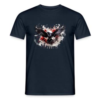 Raven - Men's T-Shirt - navy - Front - AI Model Male 178 light (178cm)