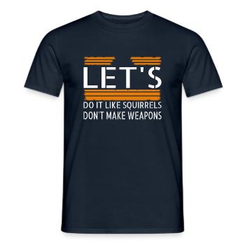 Contre-culture idée cadeau déclaration dictons - T-shirt homme - marine - Devant - AI Model Male 178 light (178cm)
