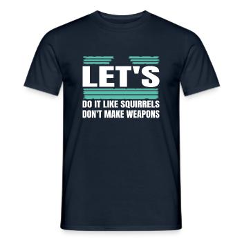 peace for paris present idea birthday present - Men's T-Shirt - navy - Front - AI Model Male 178 light (178cm)