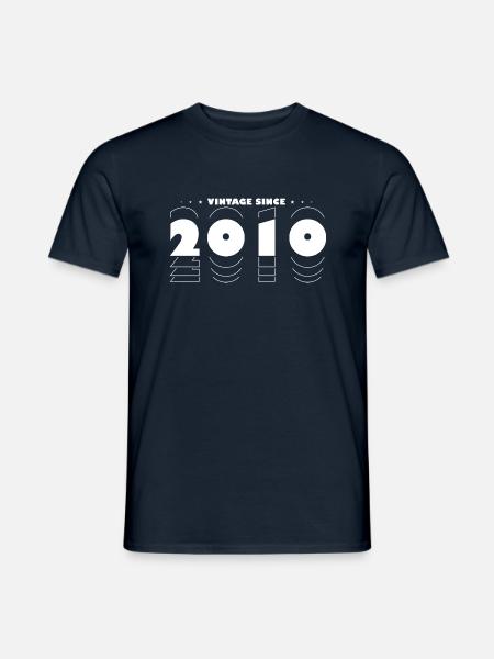 Best of 2010 - 15. Geburtstag Jahrgang 2010 Herren - Männer T-Shirt - Navy