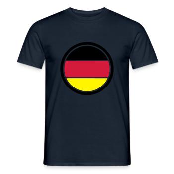 Allemagne emblème - T-shirt homme - marine - Devant - AI Model Male 178 light (178cm)