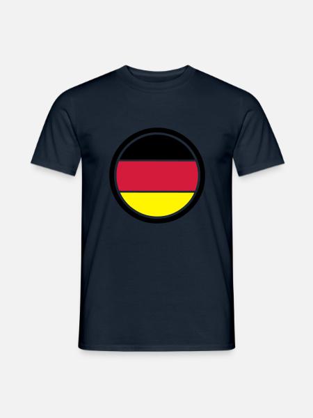 Germany Emblem - Men's T-Shirt - navy