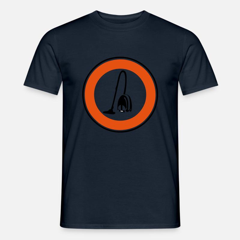 Staubsauger verboten Panel - Männer T-Shirt - Navy