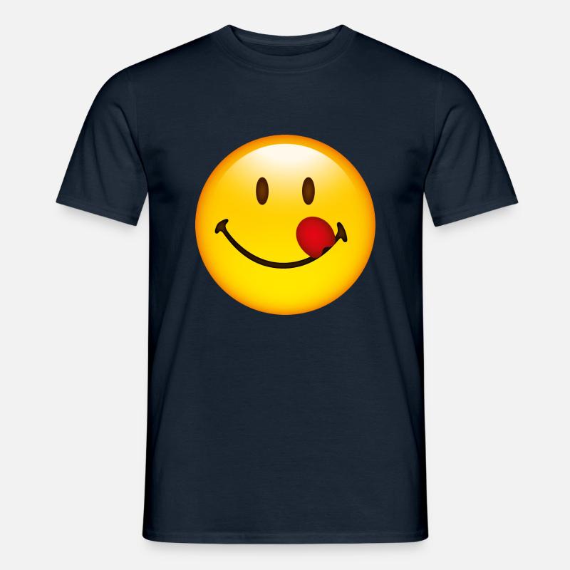 Smiley Taste - T-shirt uomo - navy