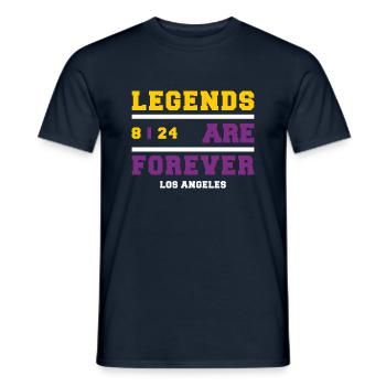 Legends Are Forever - T-shirt homme - marine - Devant - AI Model Male 178 light (178cm)