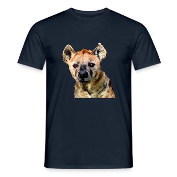 hyena - Men's T-Shirt - navy - Front - AI Model Male 178 light (178cm)
