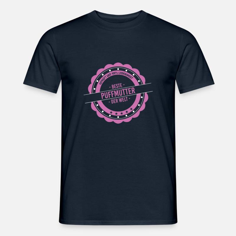 Die beste und liebenswerte Puffmutter - Männer T-Shirt - Navy