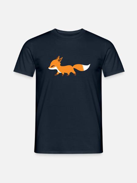 fox hunting - Männer T-Shirt - Navy