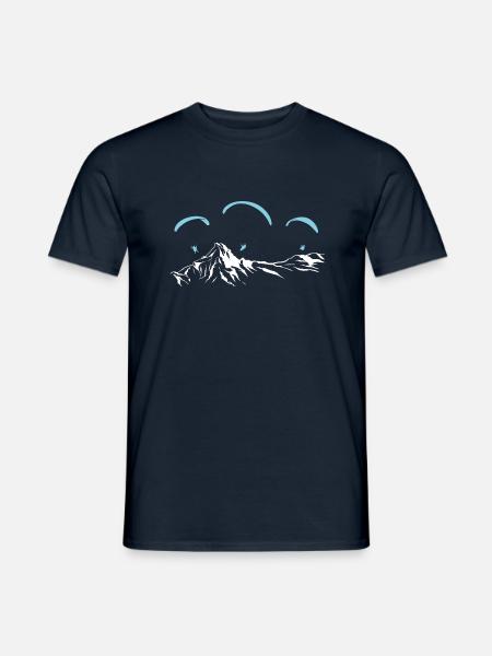 Paragliding Paragleiter Gleitschirm - Männer T-Shirt - Navy