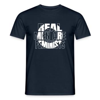 solidarity lgtb womens face rude feminism defined - T-shirt homme - marine - Devant - AI Model Male 178 light (178cm)