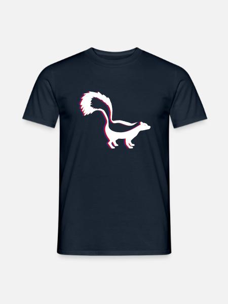 stinktier - Männer T-Shirt - Navy