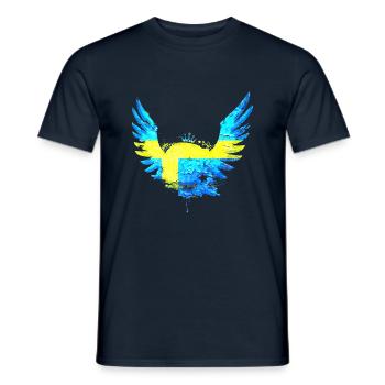 Sweden Sweden Viking Norden Scandinavia Midsummer - Men's T-Shirt - navy - Front - AI Model Male 178 light (178cm)