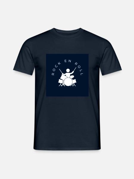 Klara - Männer T-Shirt - Navy