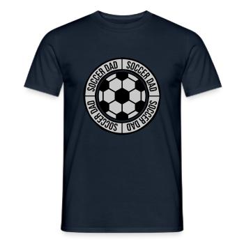 Soccer Dad Logo Sport - Männer T-Shirt - Navy - Vorne - AI Model Male 178 light (178cm)