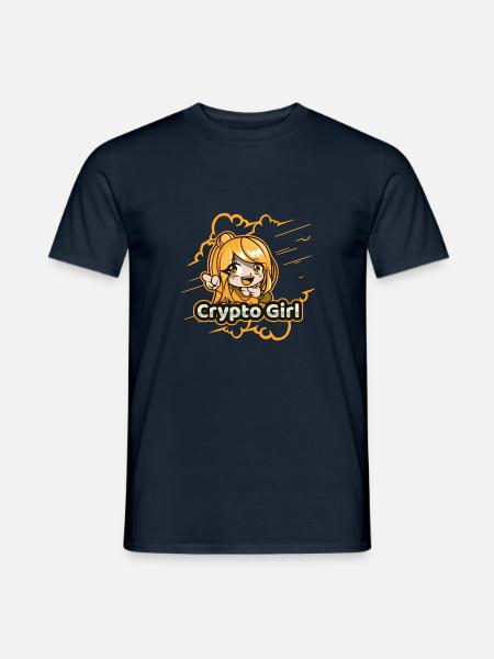 Crypto Girl ist das Crypto Geschenk für Sie ! - Männer T-Shirt - Navy