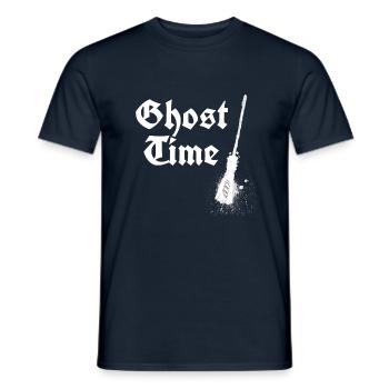 Ghost - Männer T-Shirt - Navy - Vorne - AI Model Male 178 light (178cm)