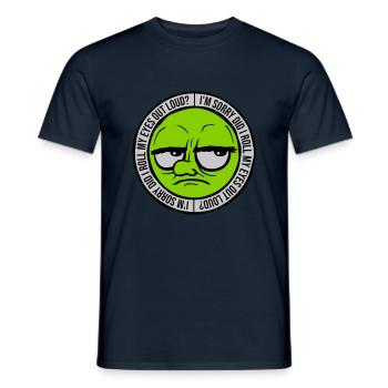 Roll My Eyes Out - Männer T-Shirt - Navy - Vorne - AI Model Male 178 light (178cm)