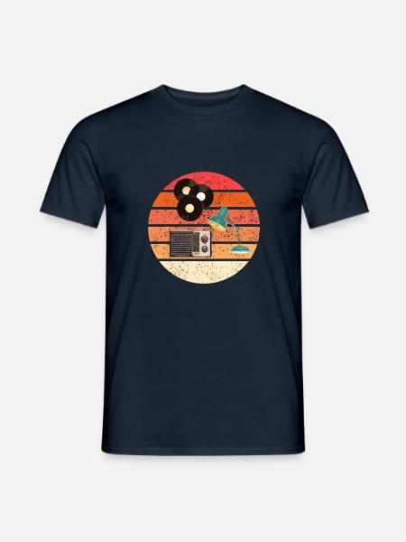 Vintage Leben Retro Leben - Männer T-Shirt - Navy